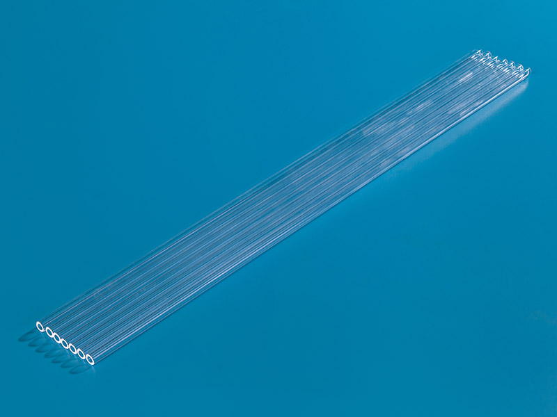 Tubos de vidrio de cuarzo transparente resistentes al calor